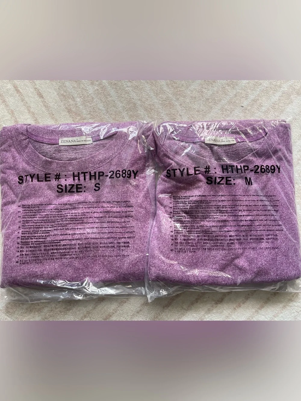 Zenana Cozy Hacci 2-Piece Shorts Set – LT Plum 💜